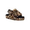 UGG Kid's Fluff Yeah Leopard Slides For Kids