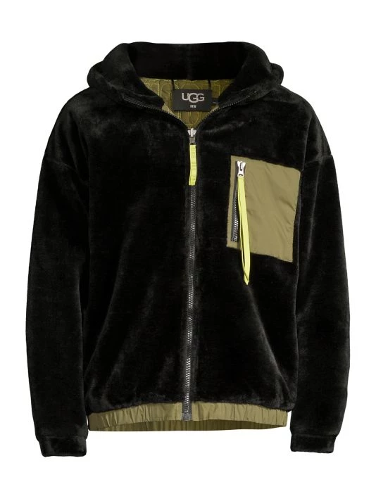 UGG Kairo Faux Shearling Zip-Up Jacket For Men 1 UGG Kairo Faux Shearling Zip-Up Jacket For Men