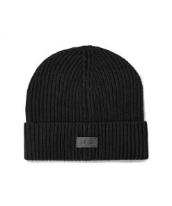 UGG Ribbed Wide-Cuff Beanie For Men Black -UGG Online Shop unnamed file 57