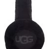 UGG Sheepskin Embroidered Logo Earmuffs Chestnut