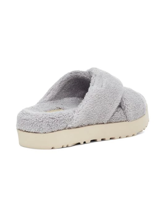 UGG Fuzz Sugar Cross Slides Banana Pudding 3 UGG Fuzz Sugar Cross Slides Banana Pudding - Image 3