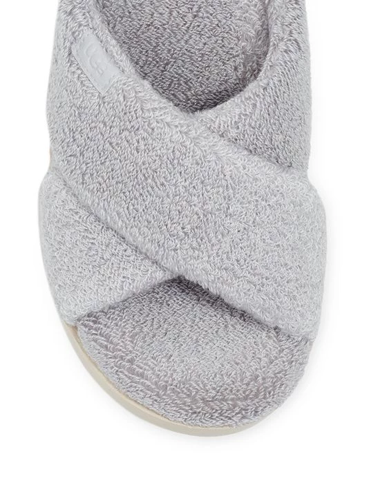 UGG Fuzz Sugar Cross Slides Banana Pudding 4 UGG Fuzz Sugar Cross Slides Banana Pudding - Image 4