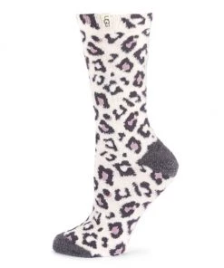 UGG Leslie Graphic Crew Socks Cream Multi