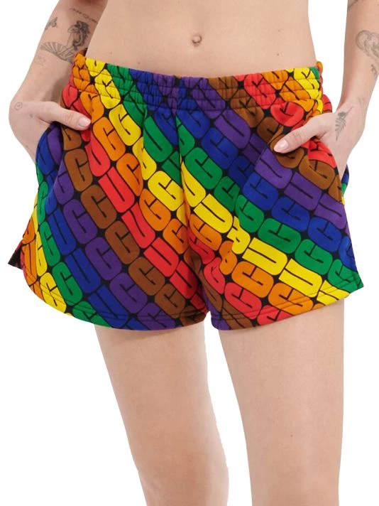 UGG Noni Pride Cotton Fleece Shorts 1 UGG Noni Pride Cotton Fleece Shorts