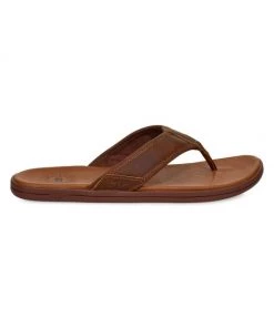 UGG Seaside Flip Leather Flip Flops For Men Luggage -UGG Online Shop unnamed file 744