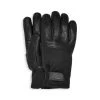 UGG Leather Wrist Wrap Gloves For Men Navy