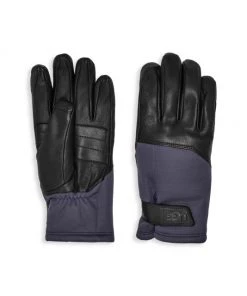 UGG Leather Wrist Wrap Gloves For Men Navy -UGG Online Shop unnamed file 815