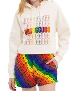 UGG Keira Pride Cotton Fleece Logo Hoodie