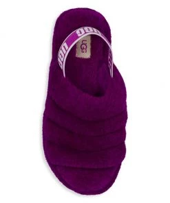 UGG Fluff Yeah Sheepskin Slingback Slippers Pink Rose -UGG Online Shop unnamed file 99